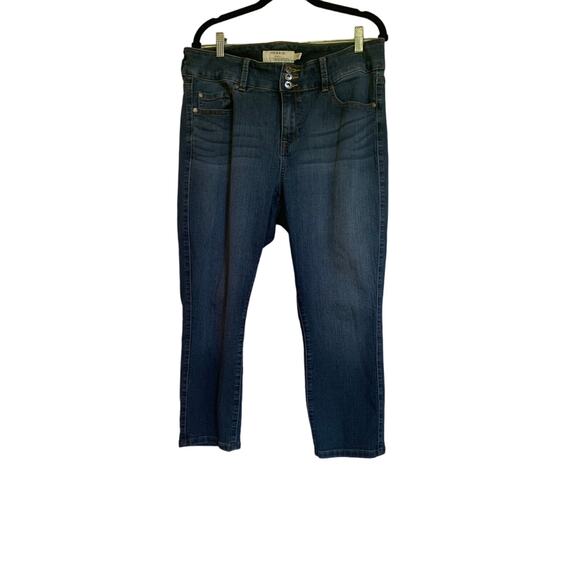 Torrid Denim Jegging Crop Women's Size 16 Medium Wash - Picture 1 of 7